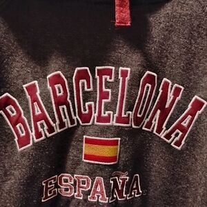 Barcelona Gray Sweatshirt